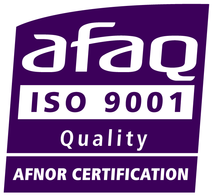 ISO 9001 certificate