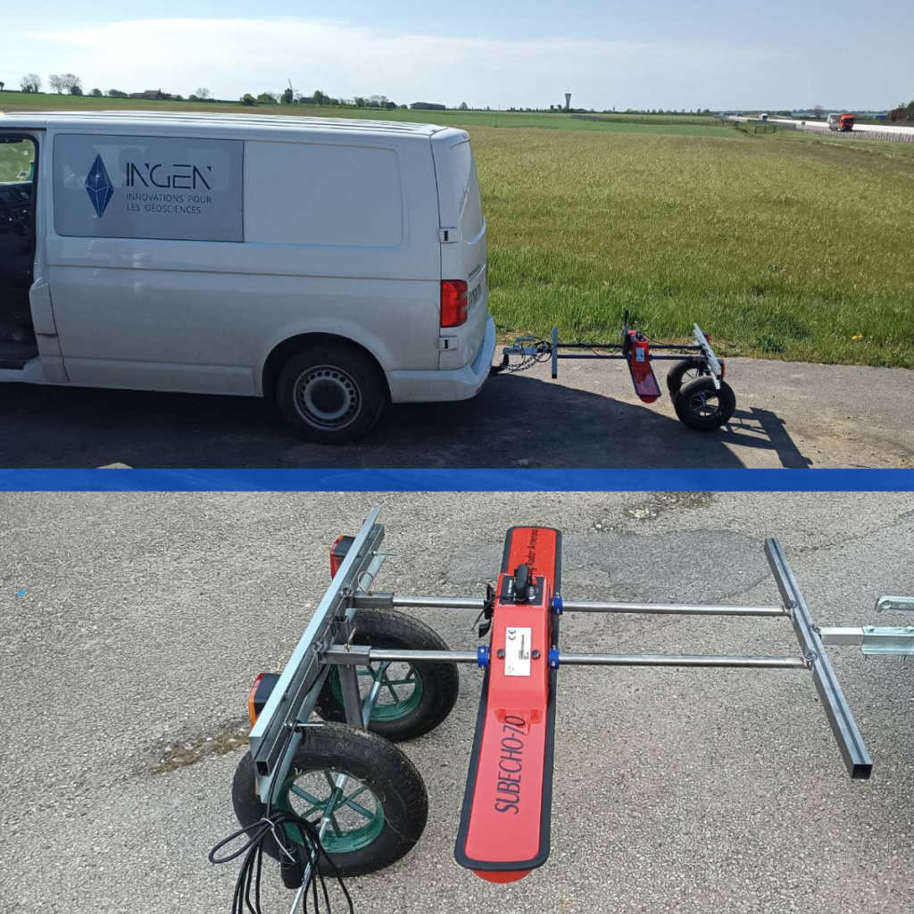 Exemple d'utilisation du radar COBRA PLUG-IN GPR