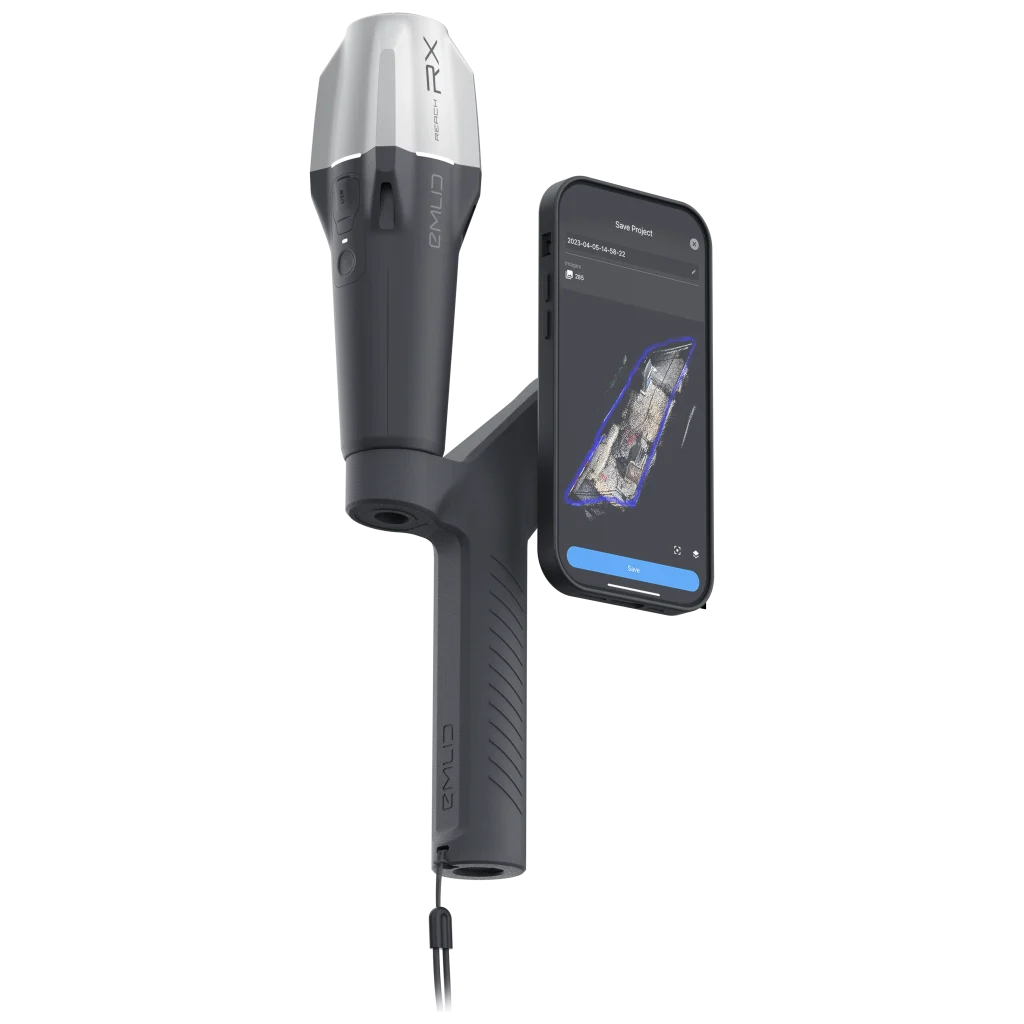 Vu de 3/4 de face du kit de scan 3D Emlid Pix4D