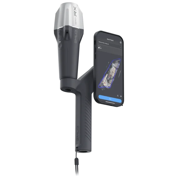 Vu de 3/4 de face du kit de scan 3D Emlid Pix4D